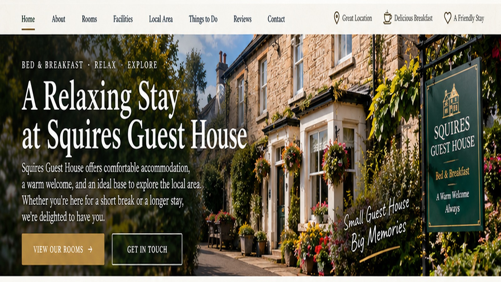 Boutique countryside guest house
